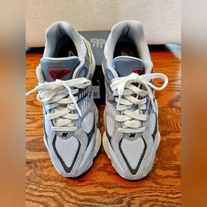 New Balance 9060 Grey and White Sneakers